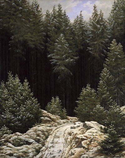 Early Snow, c.1828 by Caspar David Friedrich